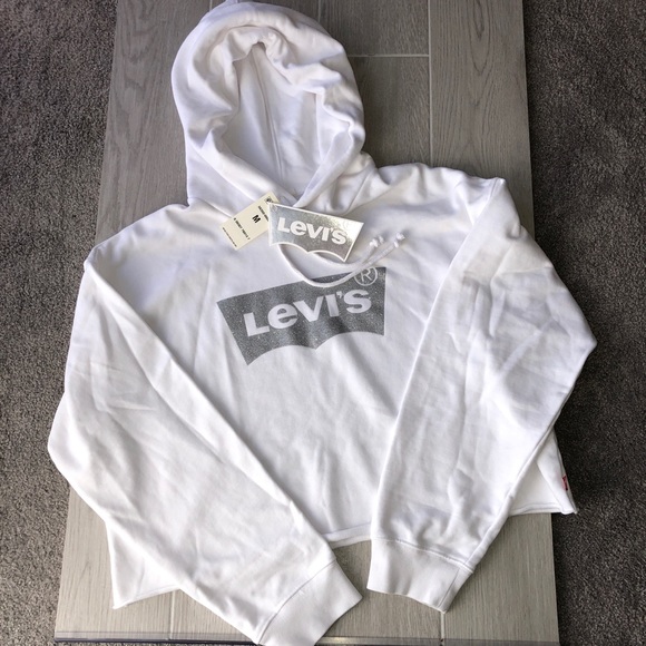 levi's cropped sweatshirt